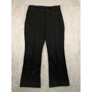 Everlane The Dream Pant Women's L (30x27.5) Black Kick Flare Side Zip High Rise